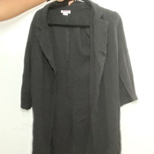 Madrag Black Longline Blazer